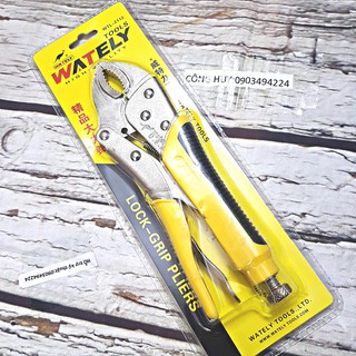 Kìm kẹp chết cao cấp mũi thẳng (10)"/250mm wately
