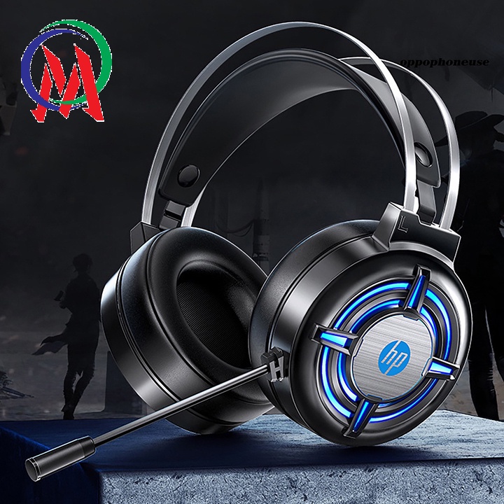 Tai nghe Gaming Chụp Tai Chuyên Phòng Game, Headphone HP H120G Led RGB Có Mic Đàm thoại