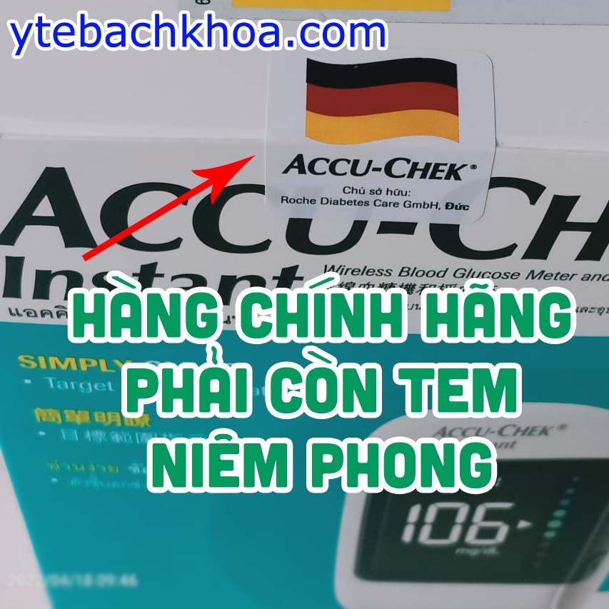 MÁY ĐO ĐƯỜNG HUYẾT ACCUCHEK INSTANT (MODEL MỚI 2020)