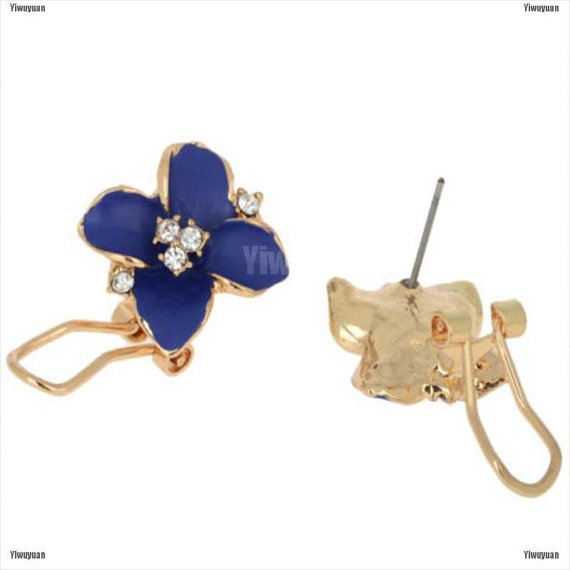 Bông Tai Đính Pha Lê Thanh Lịch Dành Cho Nữ