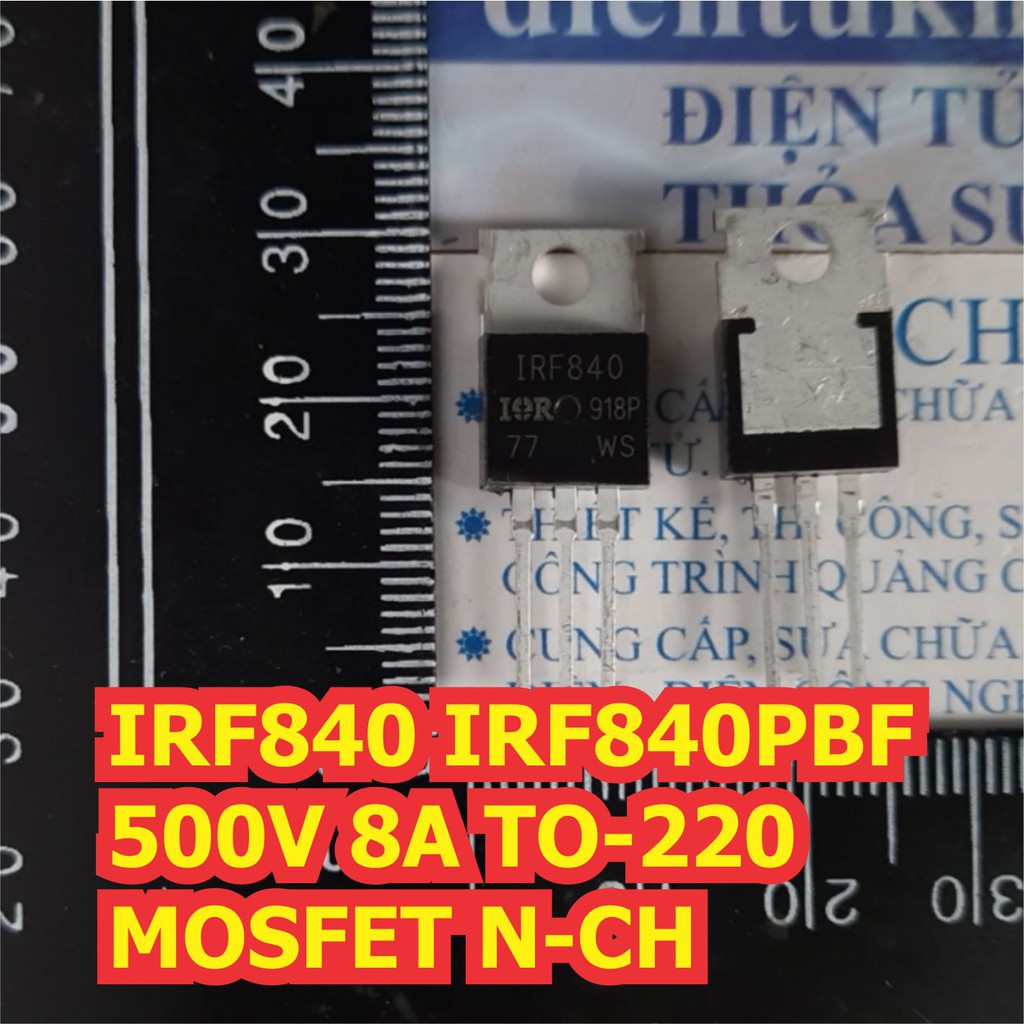 5 con IRF840 IRF840PBF 500V 8A TO-220 MOSFET N-CH kde6830