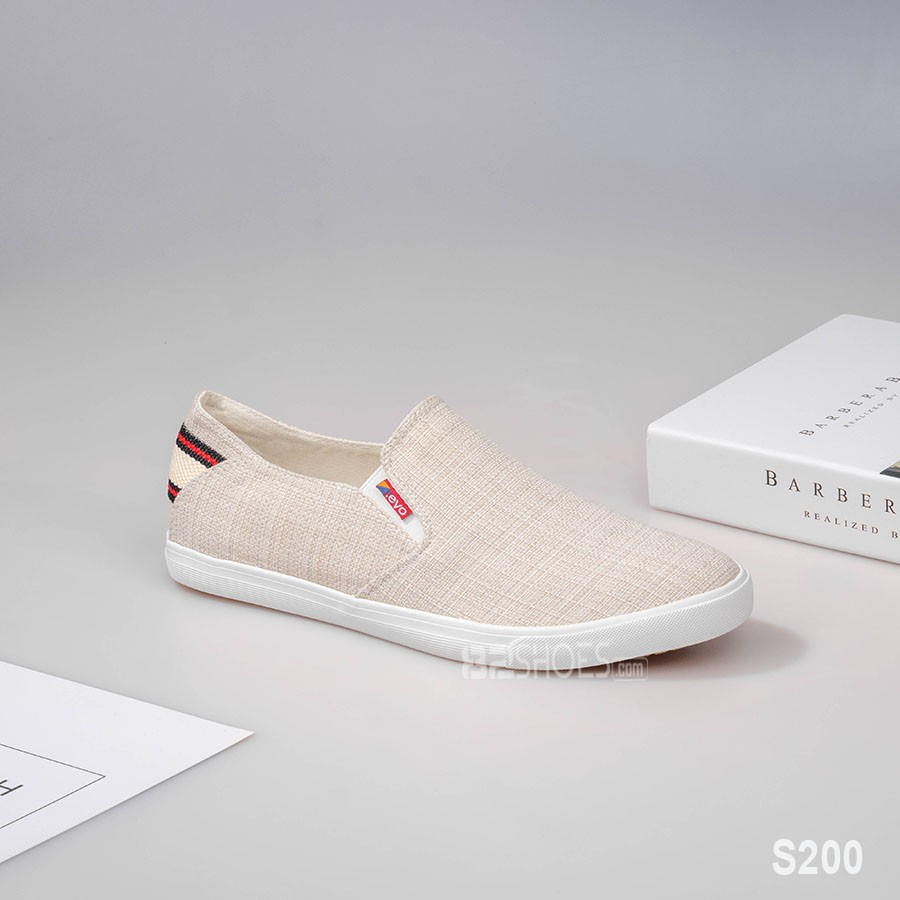 Giày lười nam - Slip on nam vải - Mã S200 | BigBuy360 - bigbuy360.vn
