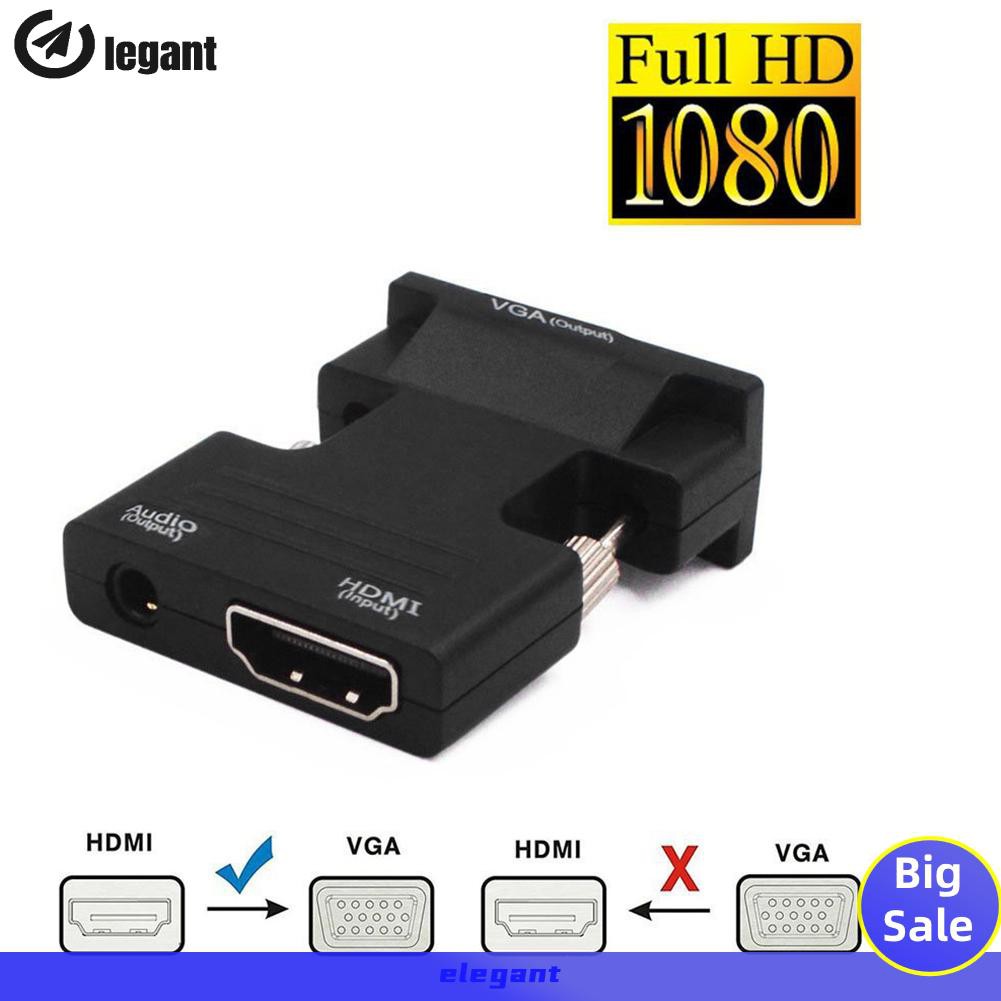 Bộ Chuyển Đổi Hdmi 1080p Sang Vga Cho Máy Tính