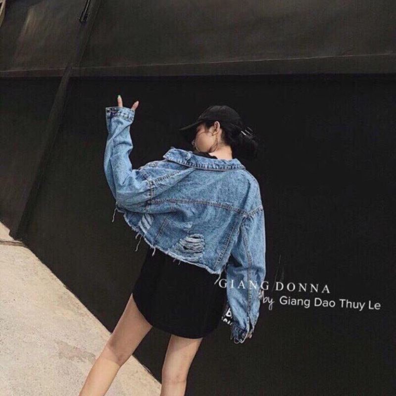 ÁO BÒ LỬNG RÁCH SAU