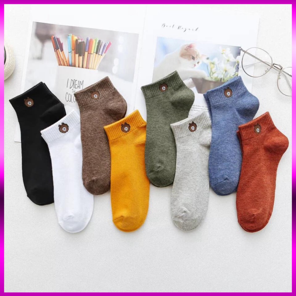 Set 10 Tất Gấu Người Lớn