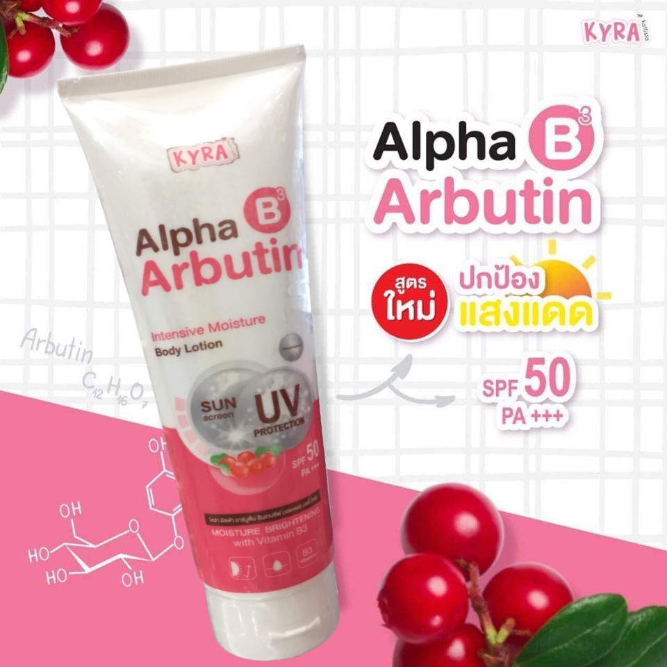 Sữa dưỡng thể Kyra Alpha Arbutin B3 Intensive Moisture Body Lotion