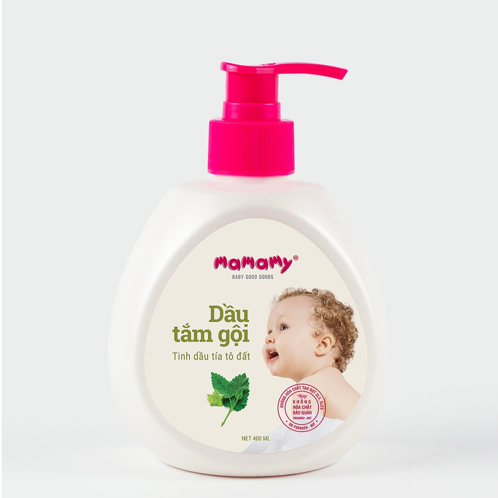 Dầu tắm gội thiên nhiên Mamamy 400ml | BigBuy360 - bigbuy360.vn