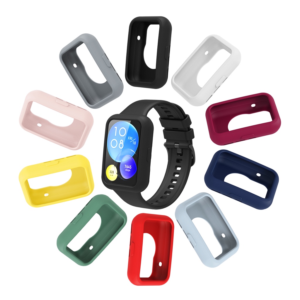 Ốp Silicone Mềm Bảo Vệ Cho Đồng Hồ Thông Minh Huawei watch Fit 2