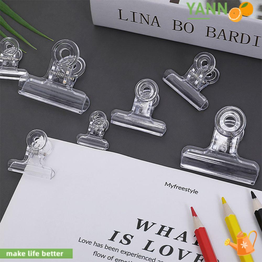 Kẹp Giữ Đồ Ăn/Văn Phòng/Thức Ăn Trong Suốt Đuôi Dài 1