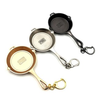 Game PUBG 10cm Pan Model Keychain Toys Gifts Collectibles Souvenir