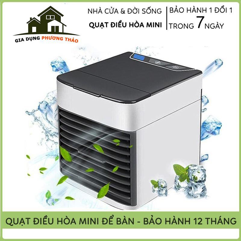 🌥️FREESHIP🌥️ Quạt Điều Hòa Mini Hơi Nước Để Bàn, Quạt Điều Hòa Mini Công Nghệ Hàn Quốc Siêu Mát