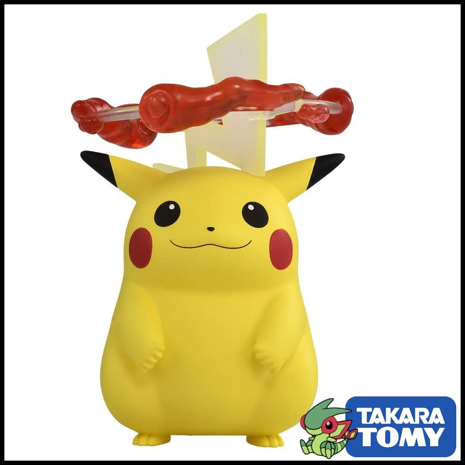Mô hình chú chuột điện khổng lồ Pikachu GMAX dễ thương #10 Hyper Size của Takara TOMY Nhật Bản - Shop PokeCorner