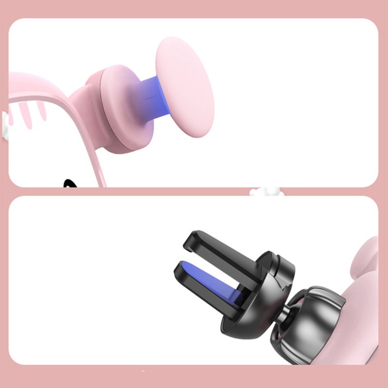 Sun Giá Đỡ Điện Thoại Phong Cách Động Vật Hoạt Hình Rảnh Tay Không Trượt Hoặc Rơi Cho Hầu Hết Các Phương Tiện Giao Thông