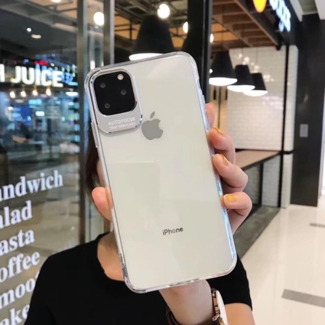 Ốp lưng Iphone 11 / ip 11 pro / ip 11 pro max lens autofocus dẻo có khung bảo vệ camera