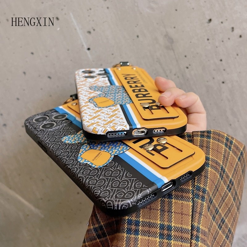 Chaopai Co branded Bear Case for IPHONE 15PRO MAX Wrist Strap Holder 14 11 12 13 PRO MAX Shockproof Soft Case