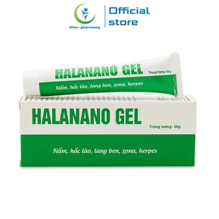 Kem Halanano Gel MT Pharco kháng khuẩn, bôi da giảm nấm, hắc lào, lăng ben, zona, herpes - Tuýp 20g