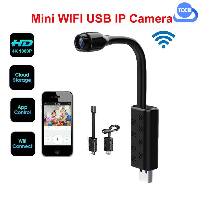 Mini Cao Cấp Di Động Không Dây IP An Ninh Tại Nhà Trẻ Camera WiFi Phát Hiện Chuyển Động Giám Sát Từ Xa Cho IOS/android 『 Rccu 』