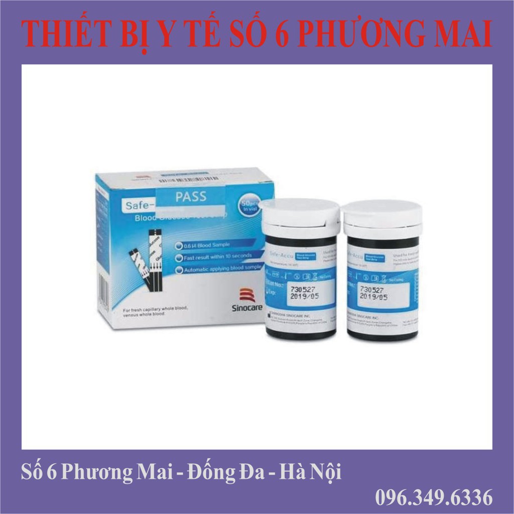 Que thử đường huyết Safe Accu (50 Test)