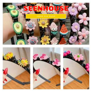 Bờm Kẹp Tóc Trái Cây Siêu Cute (8 Kẹp) seenhouse