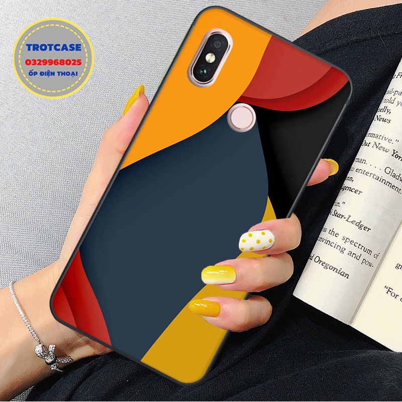 Ốp lưng Redmi Note 5 - Redmi Note 5 Pro - Redmi Note 7 - Redmi  Note 7 Pro - in hình kẻ đen trắng và màu loang