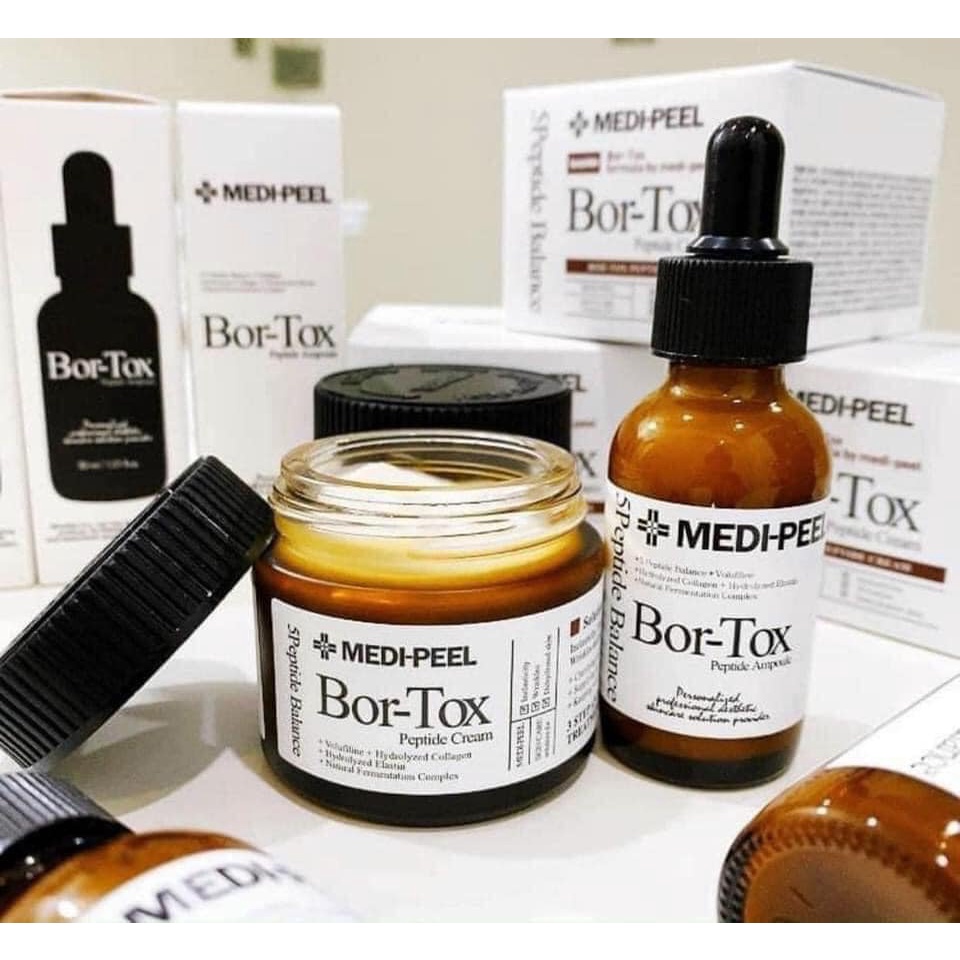 Tinh Chất Dưỡng Da Serum Và Kem Dưỡng MEDI-PEEL Bortox Peptide Ampoule Căng Bóng Da