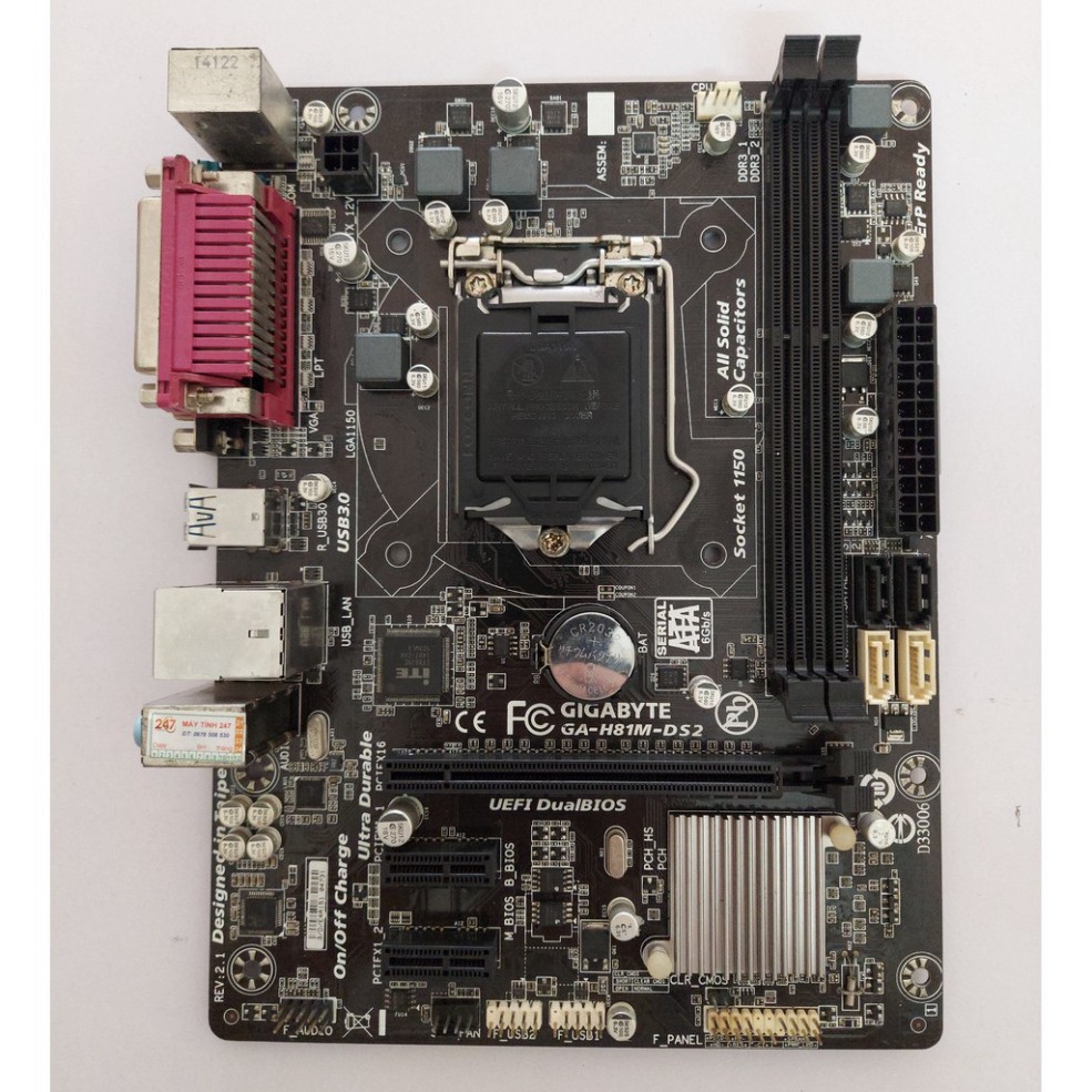 [Combo] Main Gigabyte H81 và chip G3420 Tặng Fan CPU