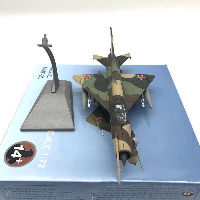 Mô hình máy bay Mig-21 Hợp kim dài 22cm