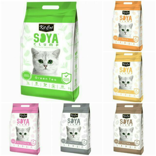 Cát đậu nành cho mèo - Kitcat soya 7 lít