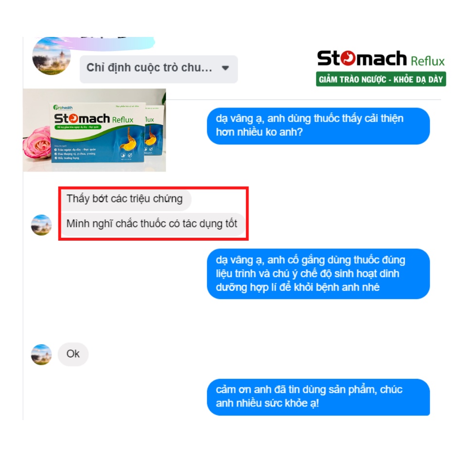 Stomach Reflux - Hỗ trợ giảm TRÀO NGƯỢC DẠ DÀY