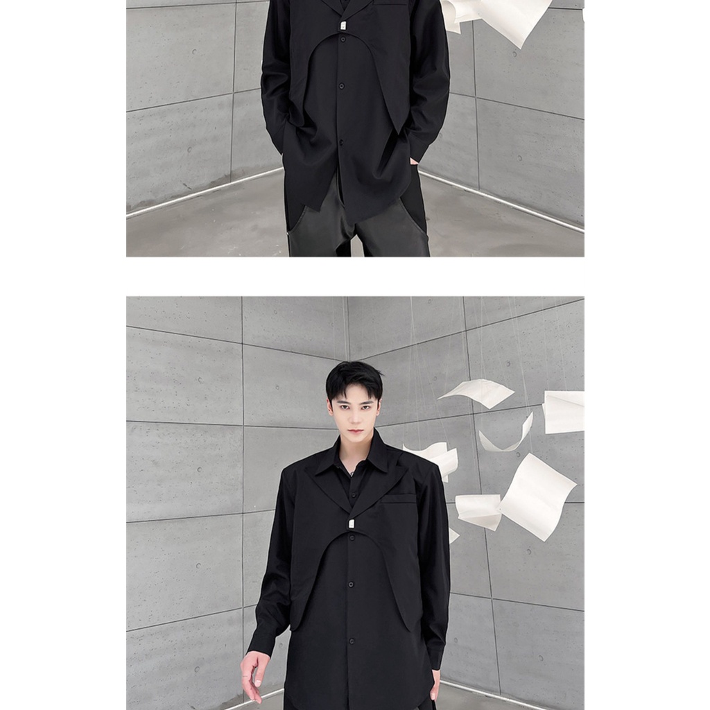 Áo Sơ Mi Nam Phong Cách Nirvanan Phong Cách Mới Mùa Thu 2024