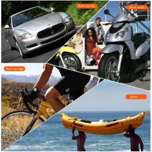 Bơm đạp chân ô-tô xe máy siêu tiện lợi , bơm ô tô xe máy đa năng cao cấp - Bảo hành 12 tháng 1 đổi 1 .