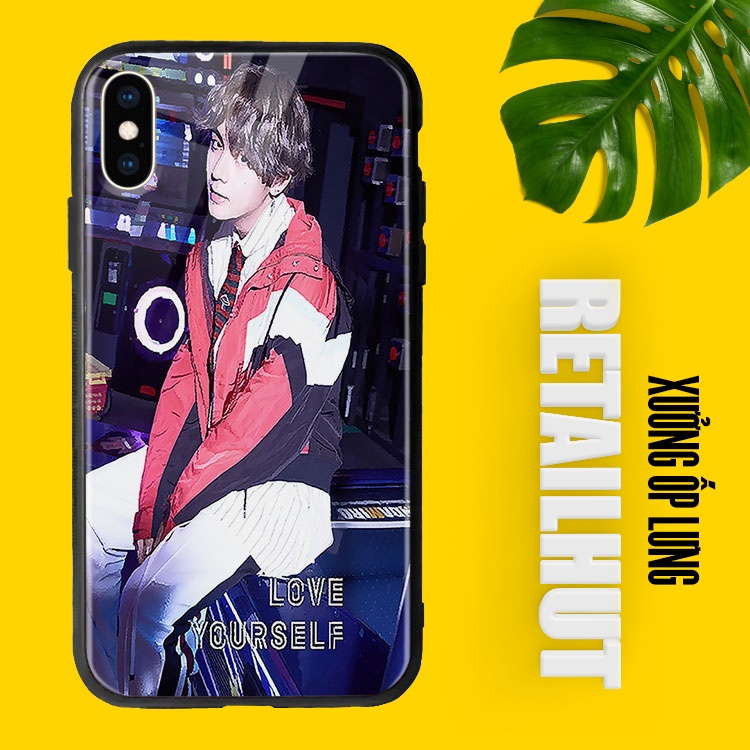 Ốp Cao Cấp Iphone 8 Plus In Hình BTS Love Yourself Taehyung v2 RETAILHUT Cho Iphone 12 11 Pro Max X Xs Max Xr 6 8 7 Plus