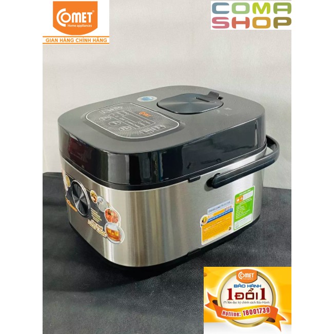 CM8088 - NỒI CƠM ĐIỆN TỬ LÒNG NIÊU COMET 1.8L (5-6 NGƯỜI ĂN) - BẢO HÀNH CHÍNH HÃNG 12 THÁNG | BigBuy360 - bigbuy360.vn