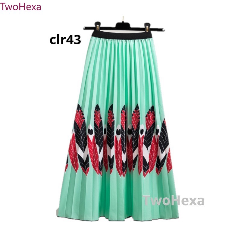 Thời Trang Chân Váy Dài Lưng Thun In Họa Tiết Hoạt Hình Dễ Thương Cho Nữ