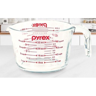 Cốc đo lường chia vạch tỉ lệ làm bằng thủy tinh pyrex