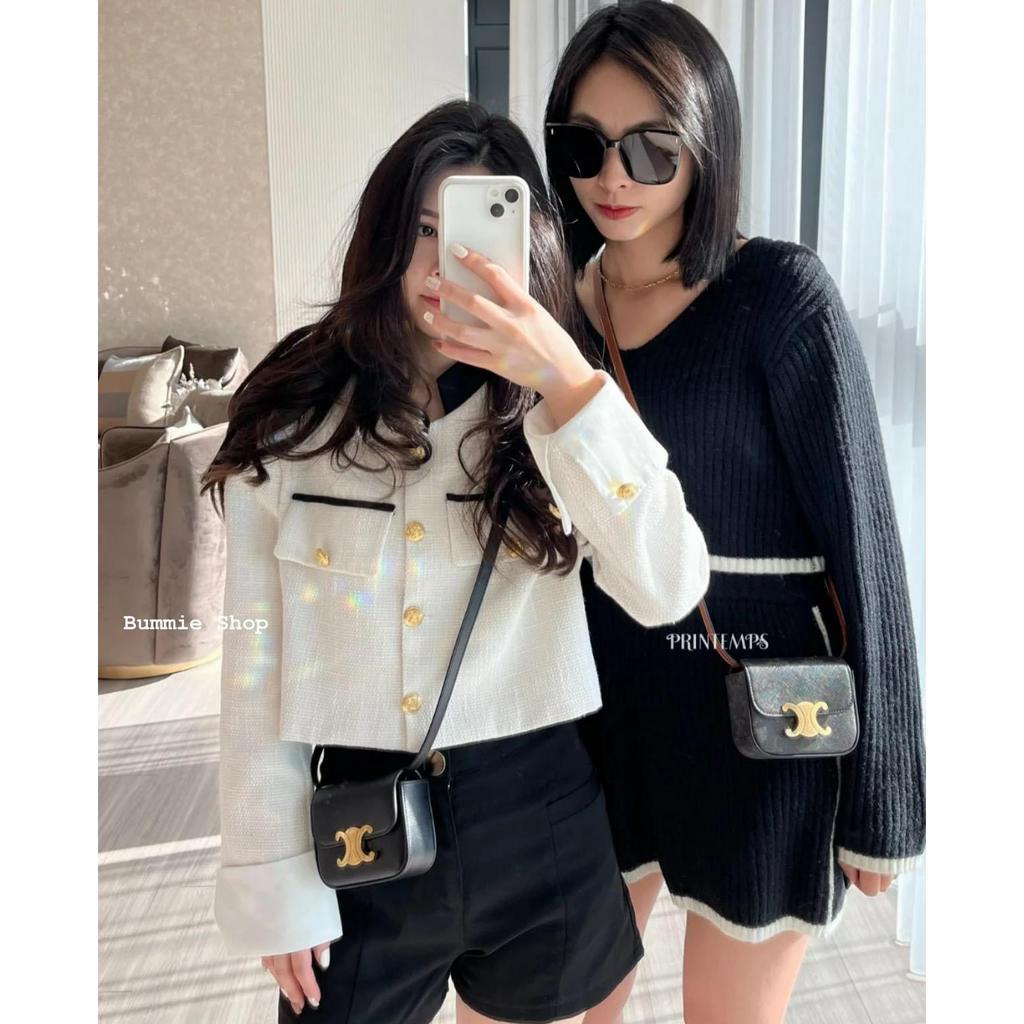 Túi xách nữ Celin.e mini fullbox nguyên seal tag xuất xịn