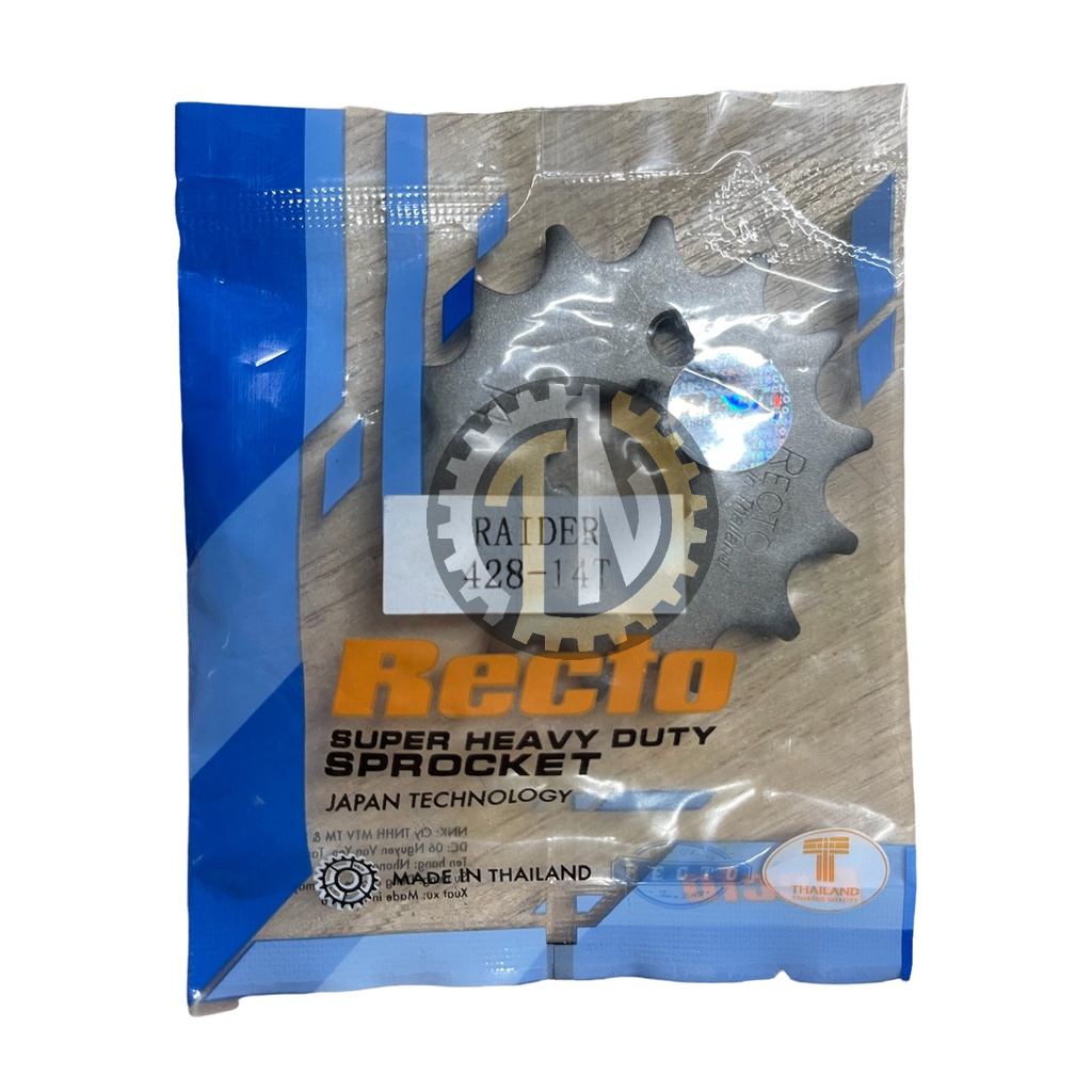 Nhông Recto size 14-15 xe Satria Fi, Raider Fi, GSX S150, GSX R150