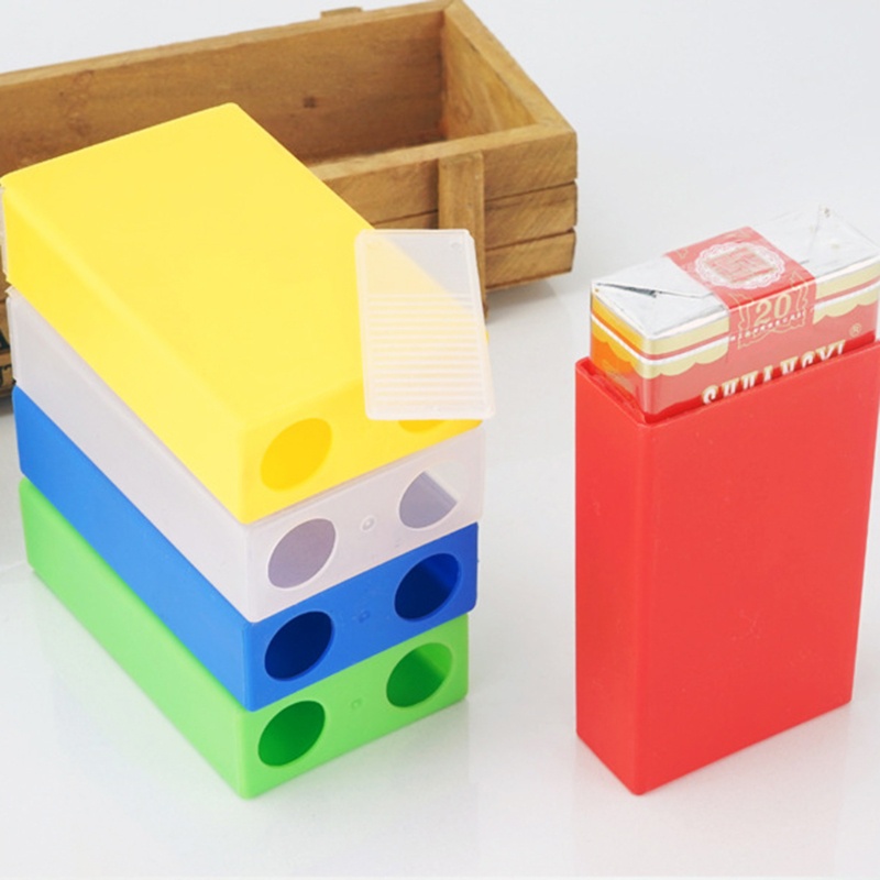 Hộp đựng thuốc lá bằng nhựa trong suốt mang đi