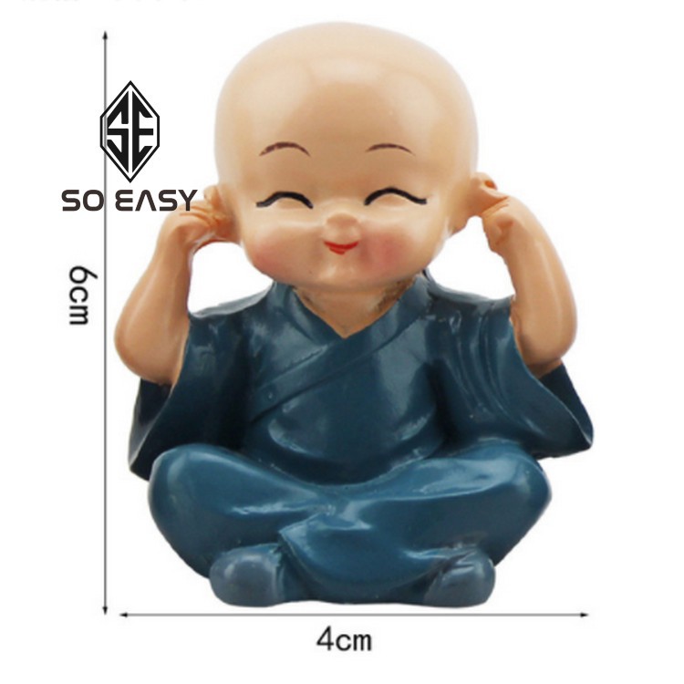 Bộ Tượng Tứ Không - 4 Vị Hòa Thượng Tứ Không Phong Thủy Dễ Thương