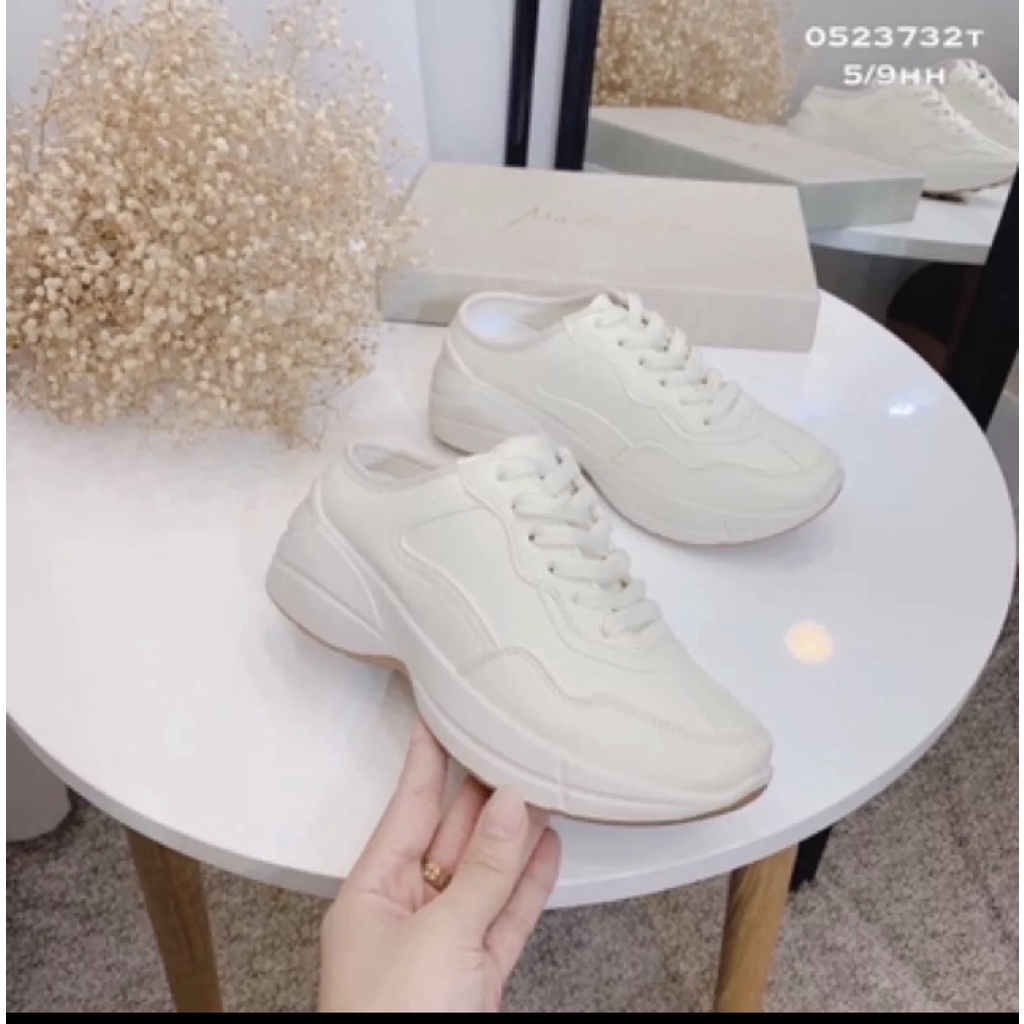 Giày Sục thể thao bata nữ  đế độn 5 phân Siêu chất, hàng xịn chuẩn mang nhẹ