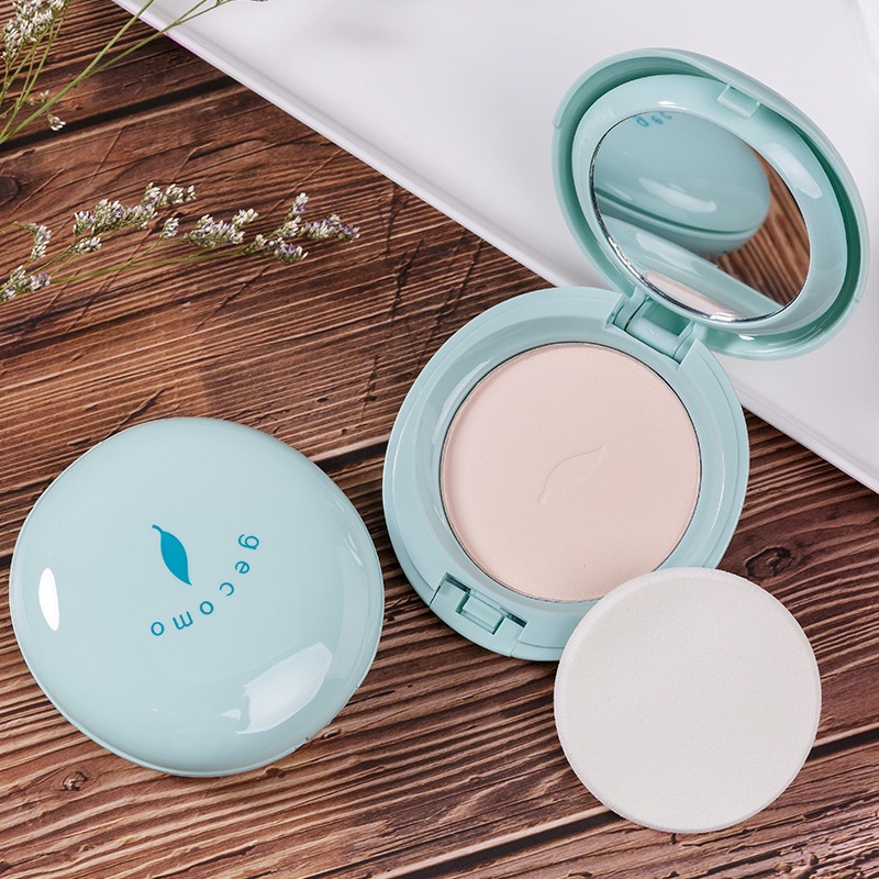 Phấn trang điểm kiểm soát dầu thực vật, mềm mượt, phấn phủ hoàn hảo, che khuyết điểm, phấn khô, làm sáng màu da