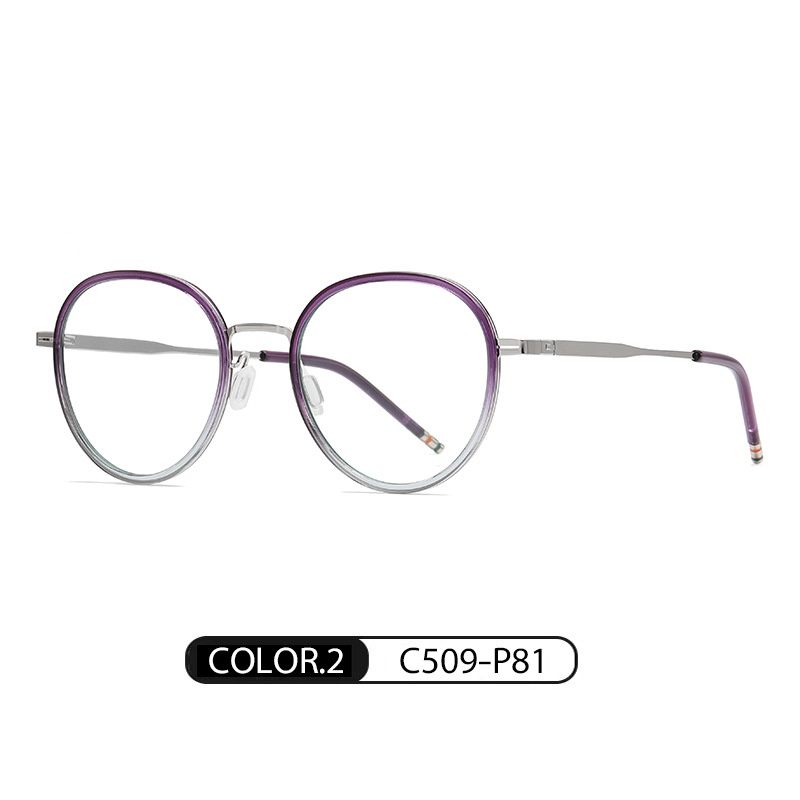 Kính mắt ZELIN TJ819 gọng tròn siêu nhẹ thời trang