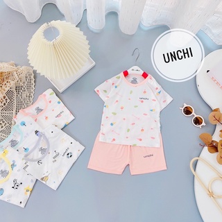 Bộ cộc cài vai unchi peptit cho bé trai bé gái 5-15kg