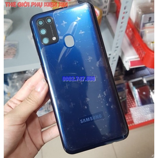 Nắp lưng sau Samsung Galaxy M31 công ty + Có fim nguồn + Volume
