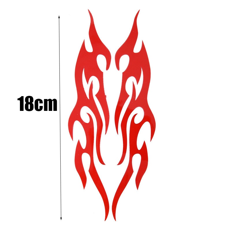 Miếng Dán Hình Ngọn Lửa 3D Trang Trí Xe Hơi, Laptop