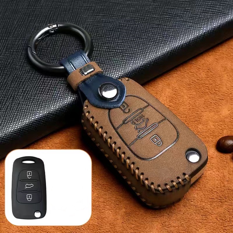 Bao Da Bảo Vệ Chìa Khóa Điều Khiển Từ Xa Cho Xe Hơi Kia k3 k2 k4 k5 kx3 kx5 Sportage Rio Ceed Sorento