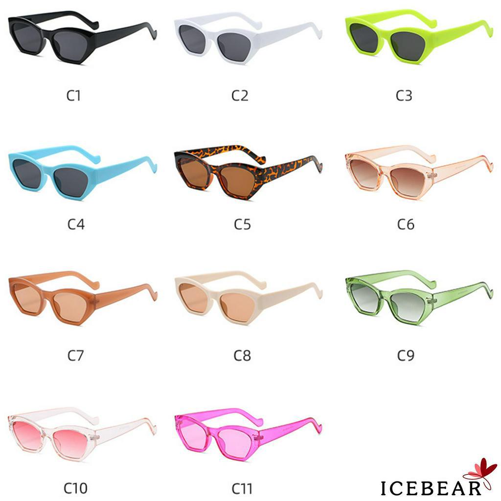 Kính mát gọng đa giác chống tia UV thời trang dành cho nữ