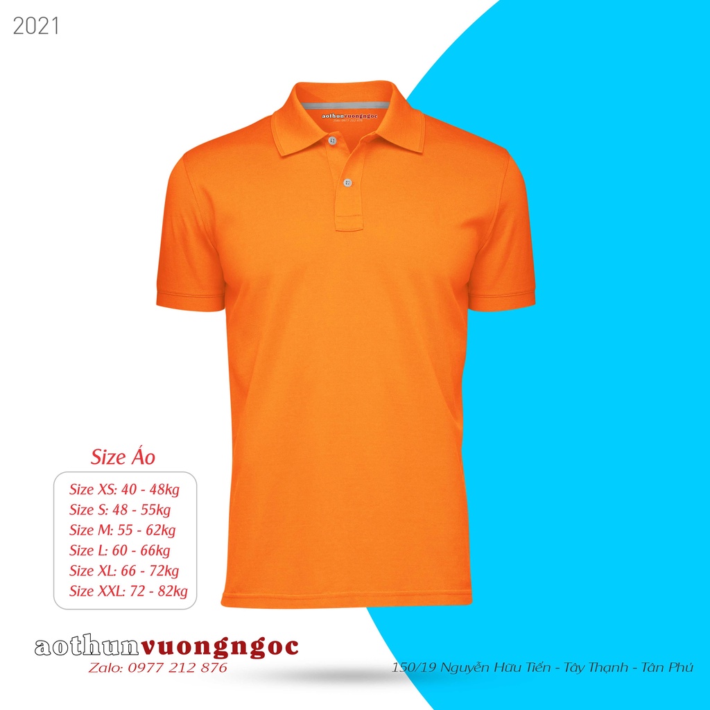 POLO Nam TRơn Nhiều Màu - Vải Không Xù Lông