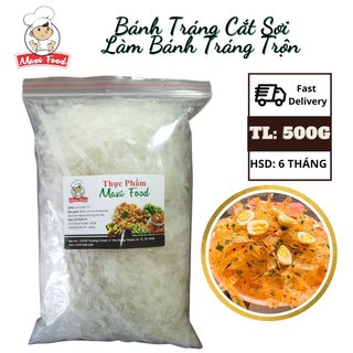 Bánh tráng cắt sợi làm bánh tráng trộn 500g