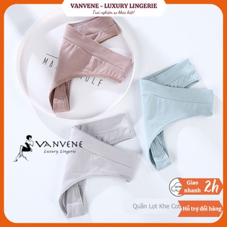Quần Lót Lọt Khe - Thong Cotton Trơn Mềm Mịn Q226